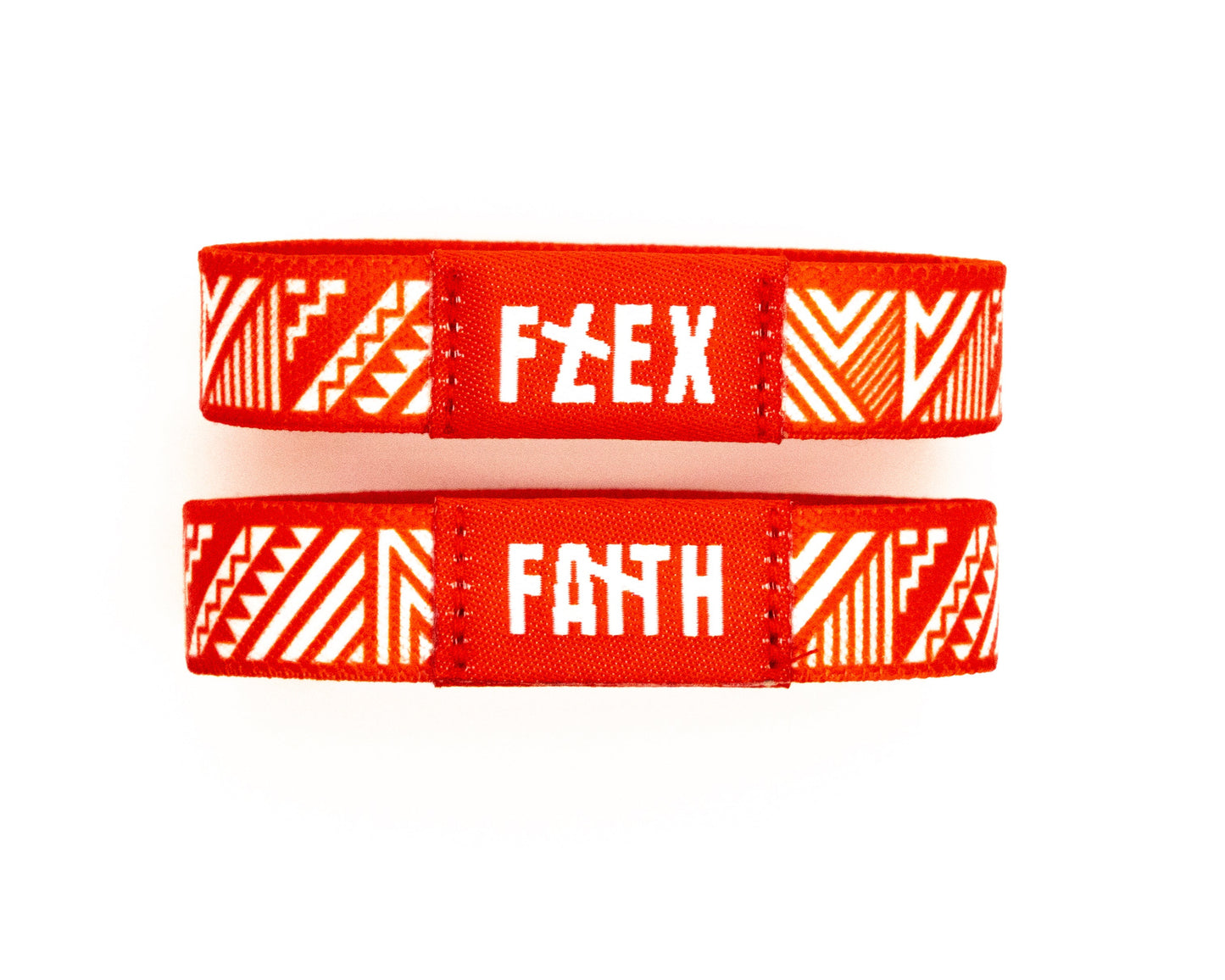 RED TRIBAL - REVERSIBLE NFC BRACELET