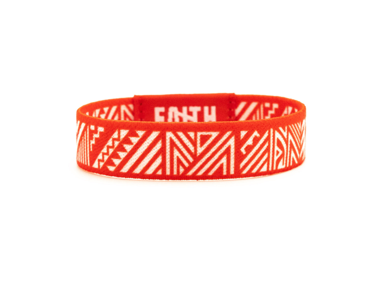 RED TRIBAL - REVERSIBLE NFC BRACELET