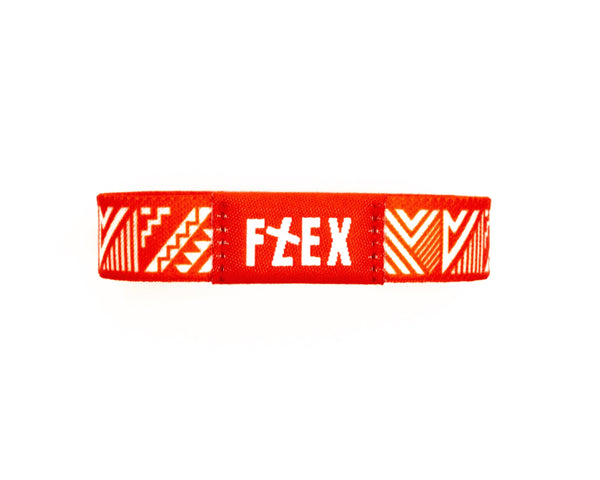 RED TRIBAL - REVERSIBLE NFC BRACELET