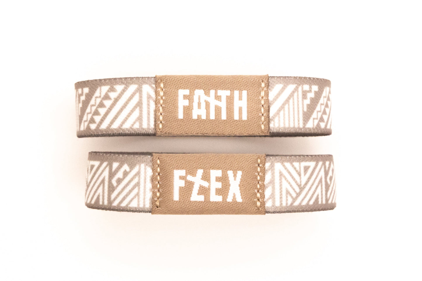 GREY TRIBAL- REVERSIBLE NFC BRACELET