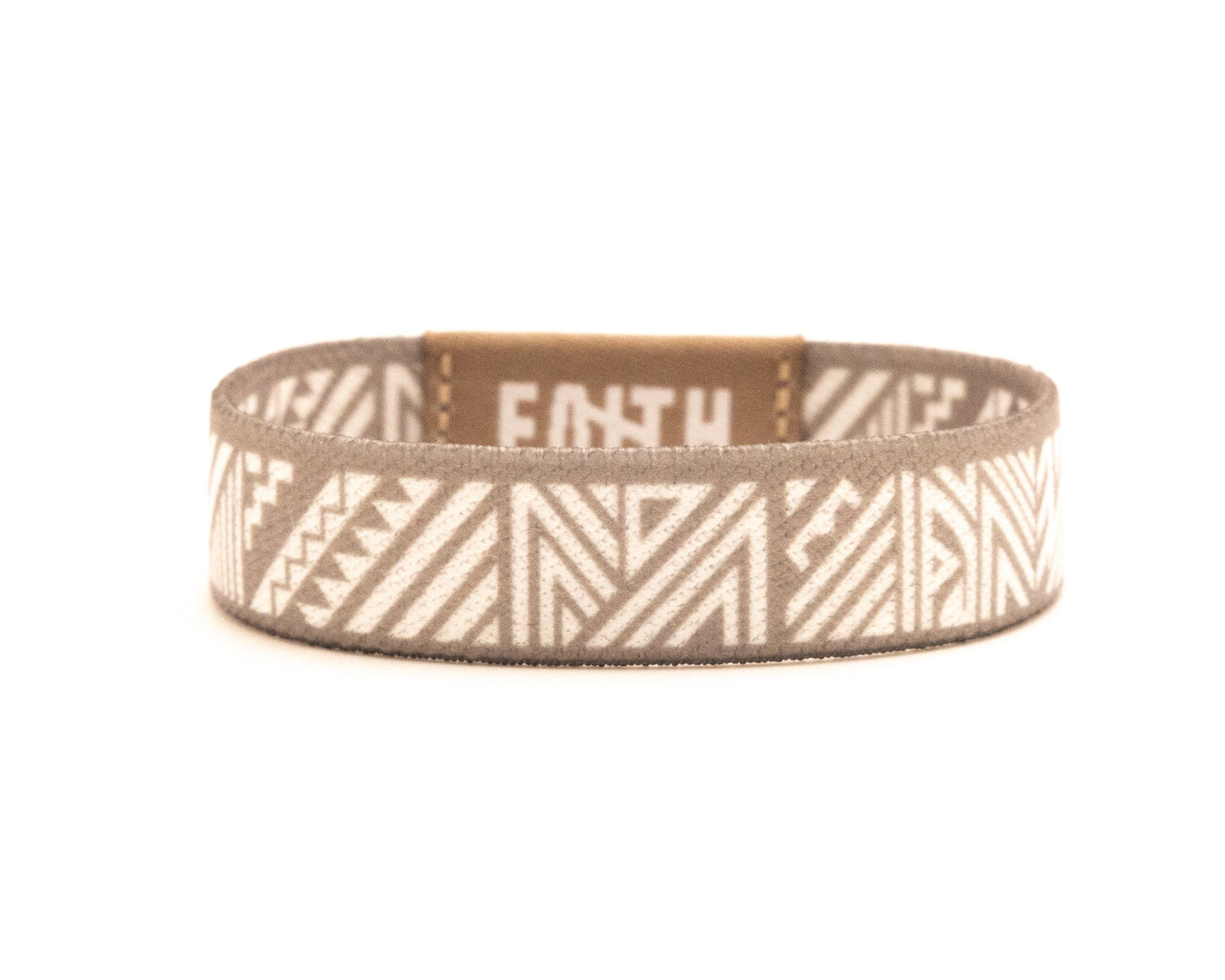 GREY TRIBAL- REVERSIBLE NFC BRACELET